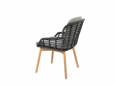 4 Seasons Outdoor Lugano Dining-Stuhl Teak