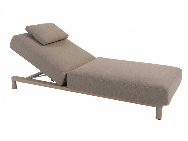 4 Seasons Outdoor Madeira Sunbed, inkl. Polster, latte
