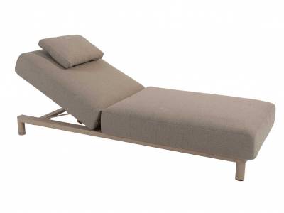 4 Seasons Outdoor Madeira Sunbed, inkl. Polster, latte