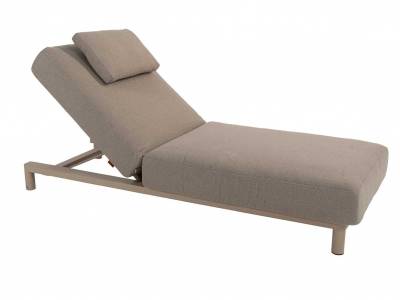 4 Seasons Outdoor Madeira Sunbed, inkl. Polster, latte