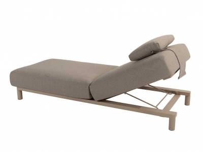 4 Seasons Outdoor Madeira Sunbed, inkl. Polster, latte