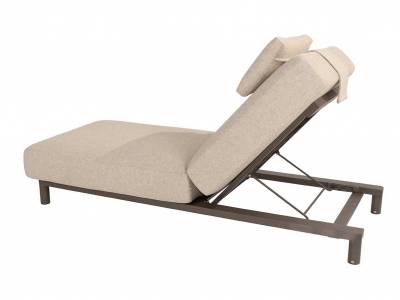 4 Seasons Outdoor Madeira Sunbed, inkl. Polster, terre