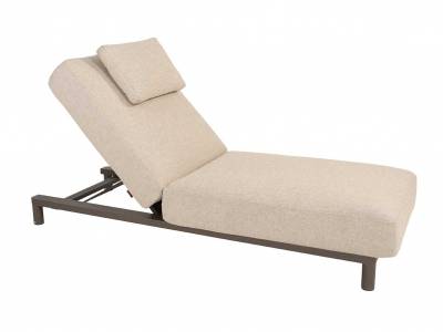 4 Seasons Outdoor Madeira Sunbed, inkl. Polster, terre