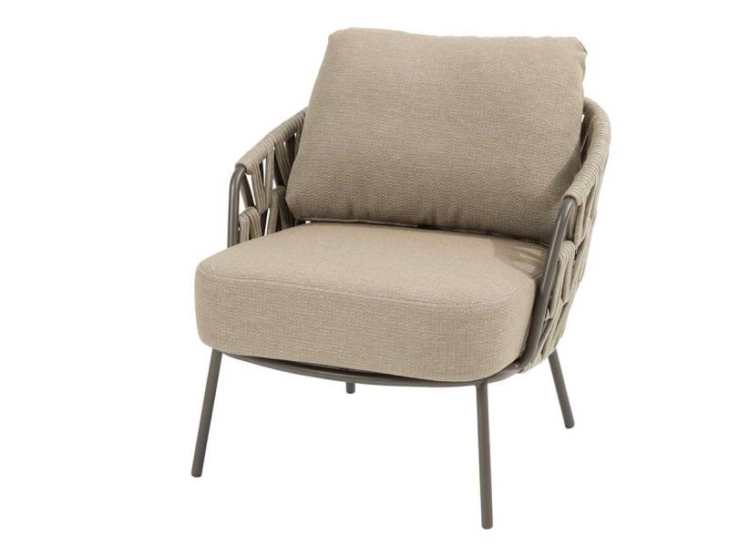 4 Seasons Outdoor Mallorca low Dining Stuhl inkl. 2 Kissen