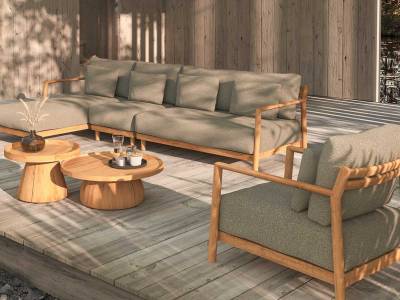 4 Seasons Outdoor Marie Chaise Lounge inkl. Polster
