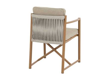 4 Seasons Outdoor Marina Dining Stuhl Teak inkl. 2 Kissen