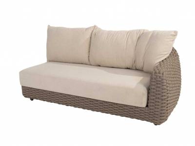 4 Seasons Outdoor Maxime 2-Sitzer Living Sofa mit Polster, links
