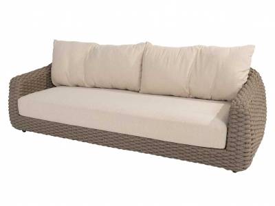 4 Seasons Outdoor Maxime 3-Sitzer Living Sofa mit Polster