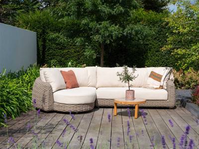 4 Seasons Outdoor Maxime Chaise Lounge mit Polster, rechts