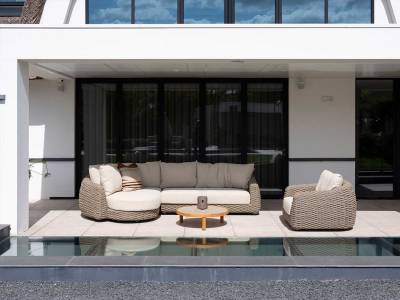 4 Seasons Outdoor Maxime Chaise Lounge mit Polster, rechts