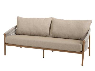 4 Seasons Outdoor Milos 3-Sitzer Bank inkl. 3 Kissen