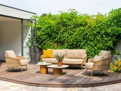 4 Seasons Outdoor Molina Living Sessel inkl. 2 Kissen