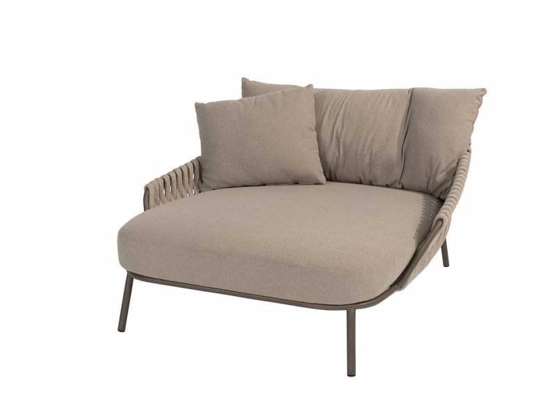 4 Seasons Outdoor Montera Daybed, terre inkl. 3 Kissen