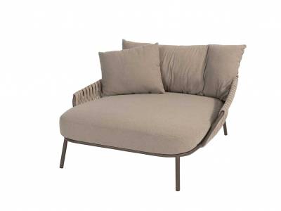 4 Seasons Outdoor Montera Daybed, terre inkl. 3 Kissen