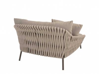 4 Seasons Outdoor Montera Daybed, terre inkl. 3 Kissen