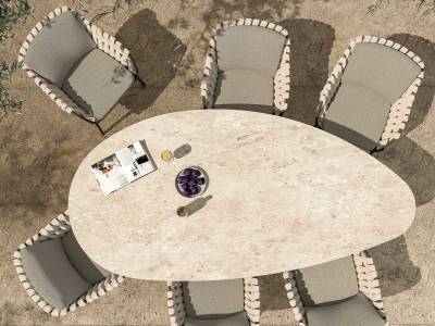 4 Seasons Outdoor Montera Dining-Sessel mit 2 Kissen