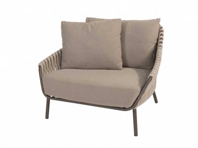 4 Seasons Outdoor Montera Living-Sessel XL, terre inkl. 3 Kissen