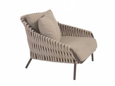 4 Seasons Outdoor Montera Living-Sessel XL, terre inkl. 3 Kissen