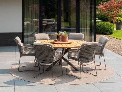 4 Seasons Outdoor Moretti Dining-Sessel mit Polster