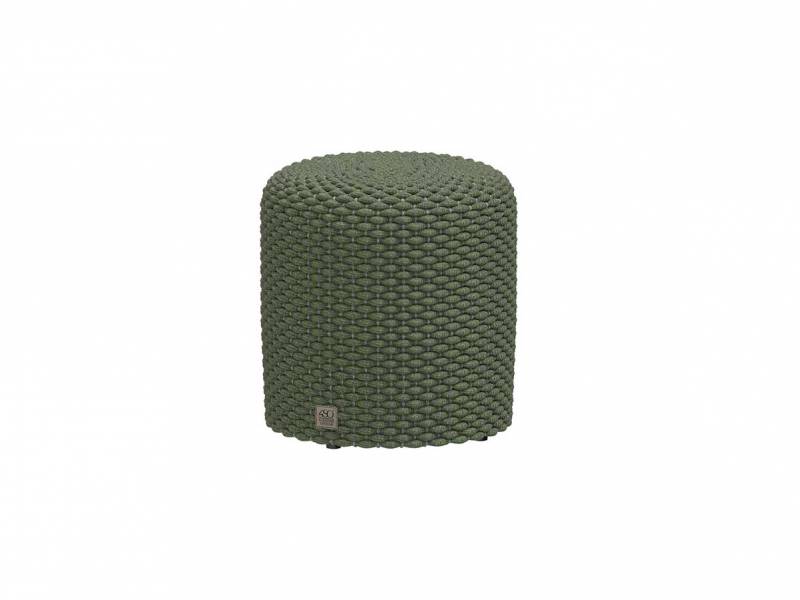 4 Seasons Outdoor Muffin Rope Pouf rund 40 cm grün