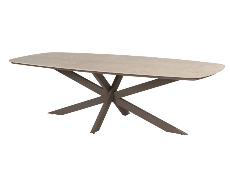 4 Seasons Outdoor Nevada low Esstisch 250x105 cm, terre