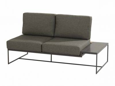 4 Seasons Outdoor Patio Platform 2 -Sitzer links inkl. 4 Kissen
