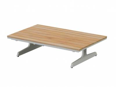 4 Seasons Outdoor Play Panel Concept Kaffee-Tisch Teak-Lattung 120 x 75 x 30 cm