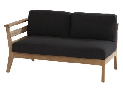 4 Seasons Outdoor Polo Teak, 2-Sitzer mit Armlehne rechts