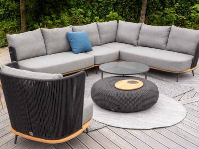4 Seasons Outdoor Positano modular 2-Sitzer Sofa inkl. 4 Sitzkissen