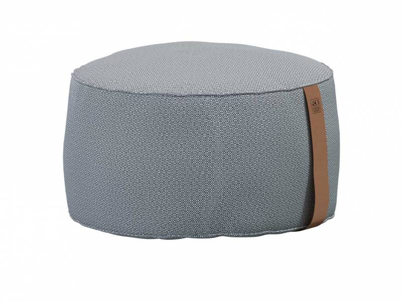 4 Seasons Outdoor Pouf groß 72 x 38 cm mid grey