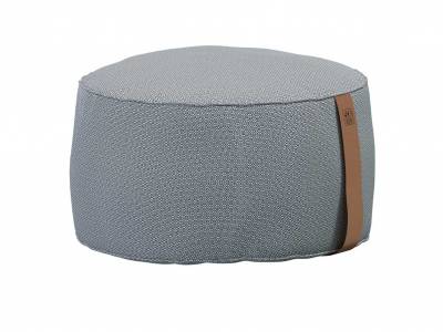 4 Seasons Outdoor Pouf groß 72 x 38 cm mid grey