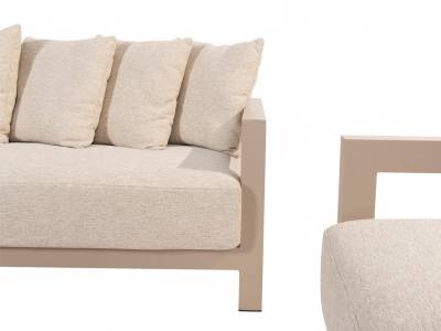 4 Seasons Outdoor Raffinato 1,5-Sitzer Sofa, rechts inklusive Kissen
