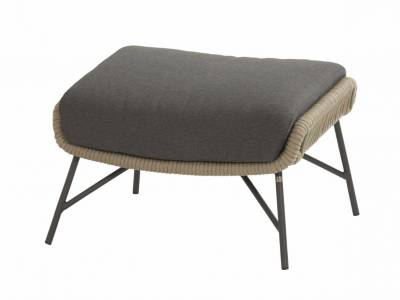 4 Seasons Outdoor Ramblas foostool Taupe inkl. Kissen