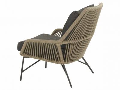 4 Seasons Outdoor Ramblas living Sessel Taupe inkl. 2 Kissen