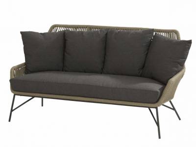 4 Seasons Outdoor Ramblas Sofa 2.5 -Sitzer Taupe inkl. 5 Kissen