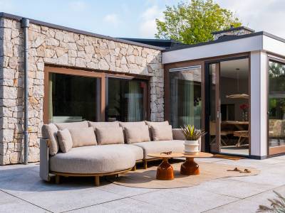 4 Seasons Outdoor Safina 3-Sitzer Sofa inkl. 6 Kissen