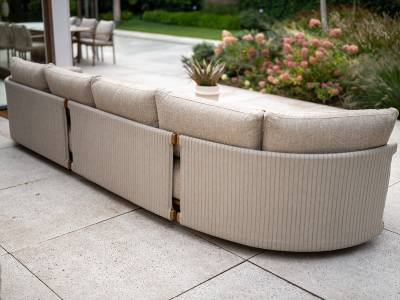 4 Seasons Outdoor Safina 3-Sitzer Sofa inkl. 6 Kissen