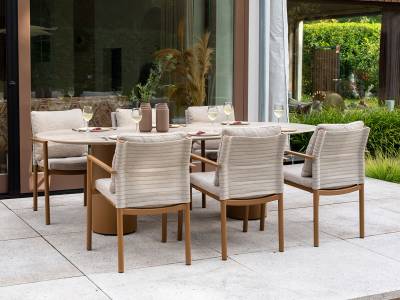 4 Seasons Outdoor Safina Dining Stuhl inkl. 2 Kissen