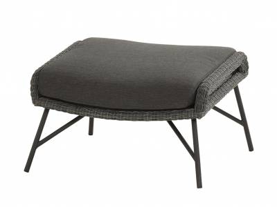 4 Seasons Outdoor Samoa Fussteil Ecoloom Charcoal inkl. Kissen