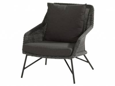 4 Seasons Outdoor Samoa Lounge Sessel, charcoal inkl. Kissen