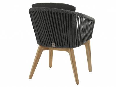 4 Seasons Outdoor Santander Dining Stuhl, anthrazit 4er-Set