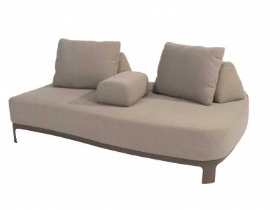 4 Seasons Outdoor Santorini Cuddle Bank inkl. Polstern