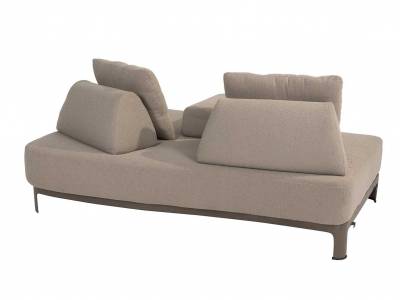 4 Seasons Outdoor Santorini Cuddle Bank inkl. Polstern