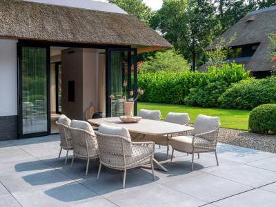 4 Seasons Outdoor Sardinia niedriger Dining-Sessel inkl. Polster