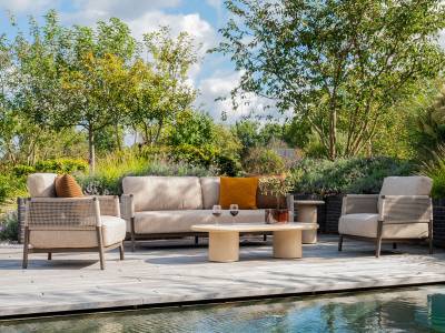 4 Seasons Outdoor Savanne Dining Stuhl inkl. 2 Kissen