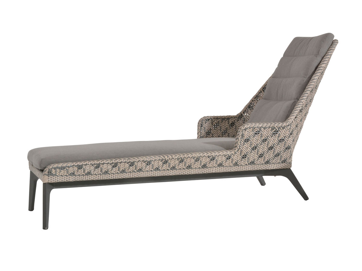4 Seasons Outdoor Savoy Chaise-Lounge, Inkl. 2 Kissen - 4 Seasons Outdoor Savoy Chaise-Lounge, Inkl. 2 Kissen