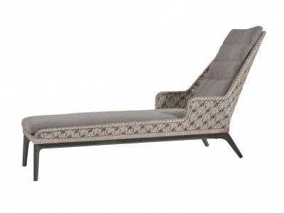 4 Seasons Outdoor Savoy Chaise-Lounge, inkl. 2 Kissen