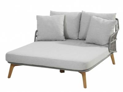 4 Seasons Outdoor Sempre Daybed Teak inkl. 6 Kissen