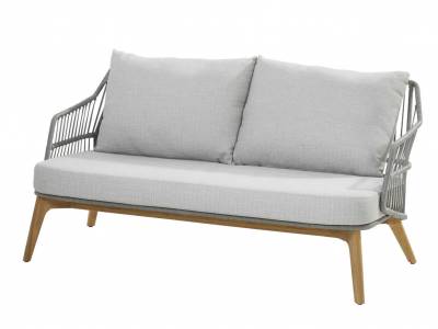 4 Seasons Outdoor Sempre Living-Sofa Teak inkl. 4 Kissen