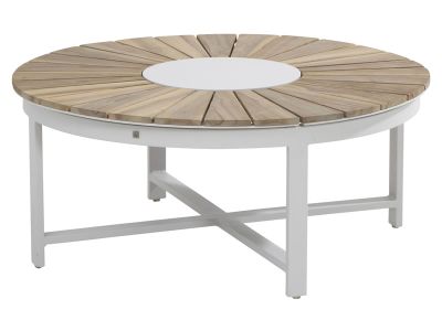 4 Seasons Outdoor Serie FORIO, Kaffeetisch Teak, Ø 105 cm